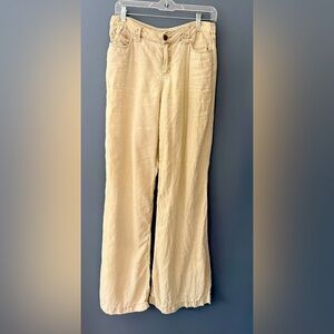 Pure color, linen pants size 27 waist.